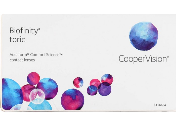 COOPER VISION Biofinity Toric Μηνιαίοι Αστιγματικοί 3Pack COOPER VISION Biofinity Toric Μηνιαίοι Αστιγματικοί 3Pack